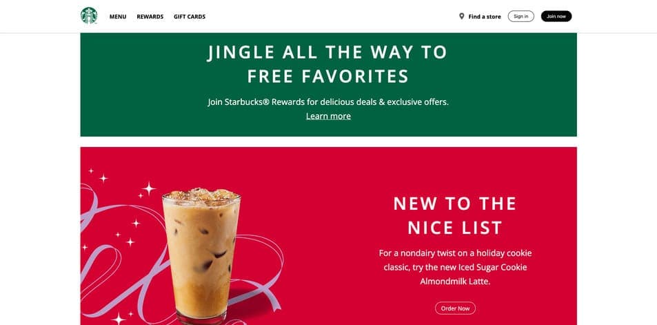 Starbucks Web Page Clone preview